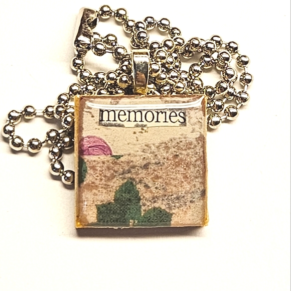 5/$25 Tile Pendant Necklace - Picture 1 of 3